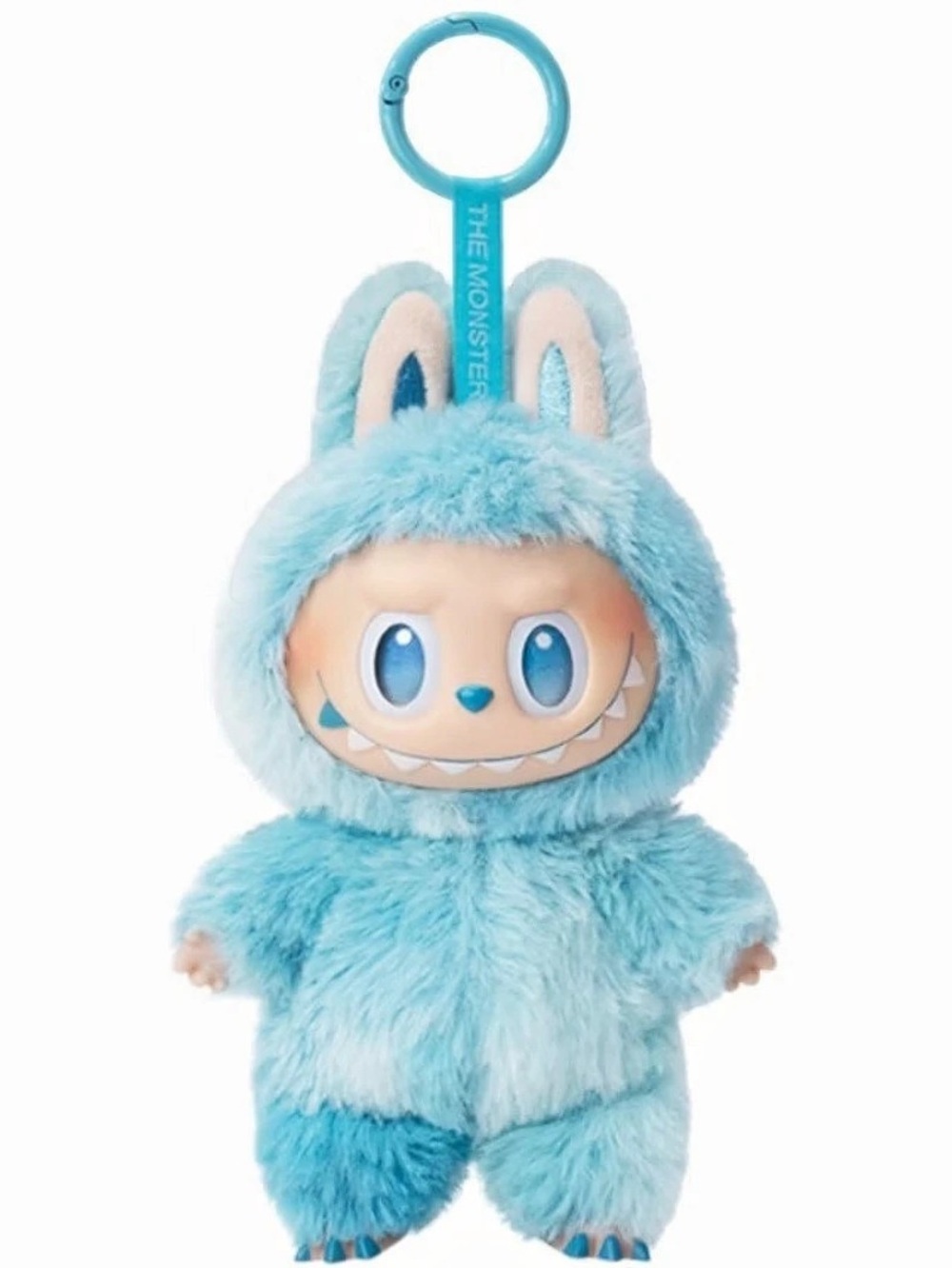 POP MART LABUBU BIG INTO ENERGY V3 HOPE BLUE PLUSH PENDANT